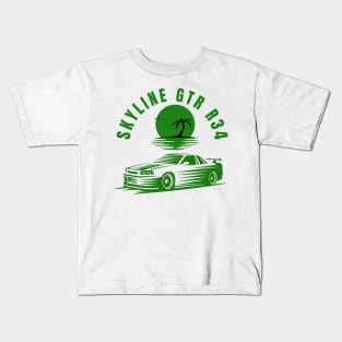 Skyline GTR R34 Kids T-Shirt